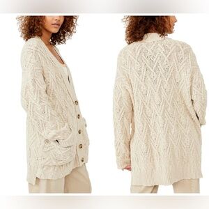 NWT Free People Montana Cable Cardi